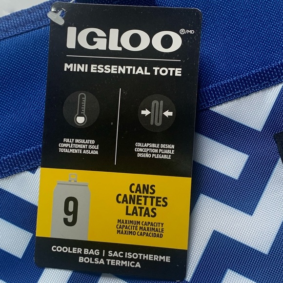 Igloo Insulated Collapsible Cooler Bag  9-Can Capacity NWT - Picture 4 of 11